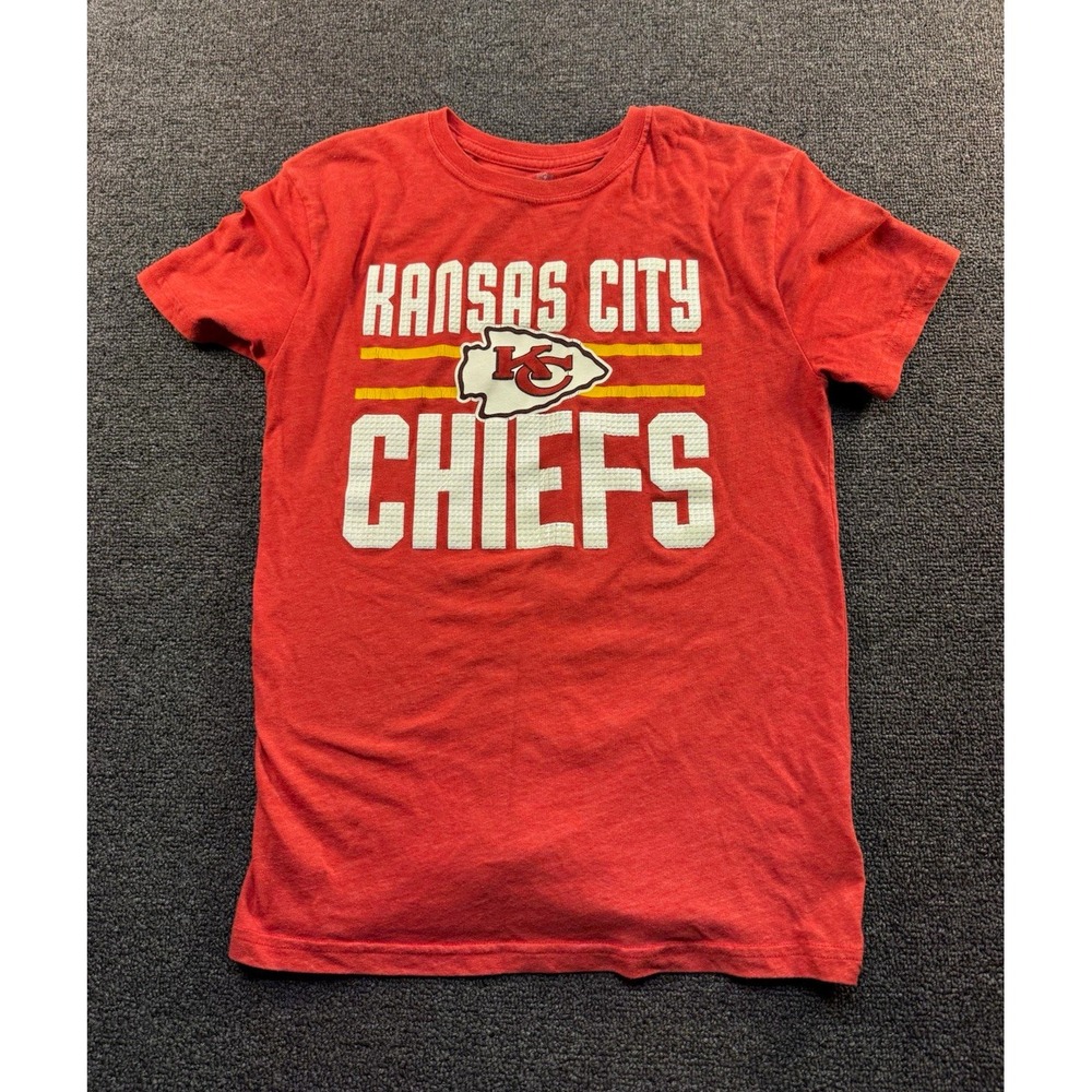 NFL Team Apparel Kansas City Chiefs Red Shirt Youth M (10/12) NFL Football